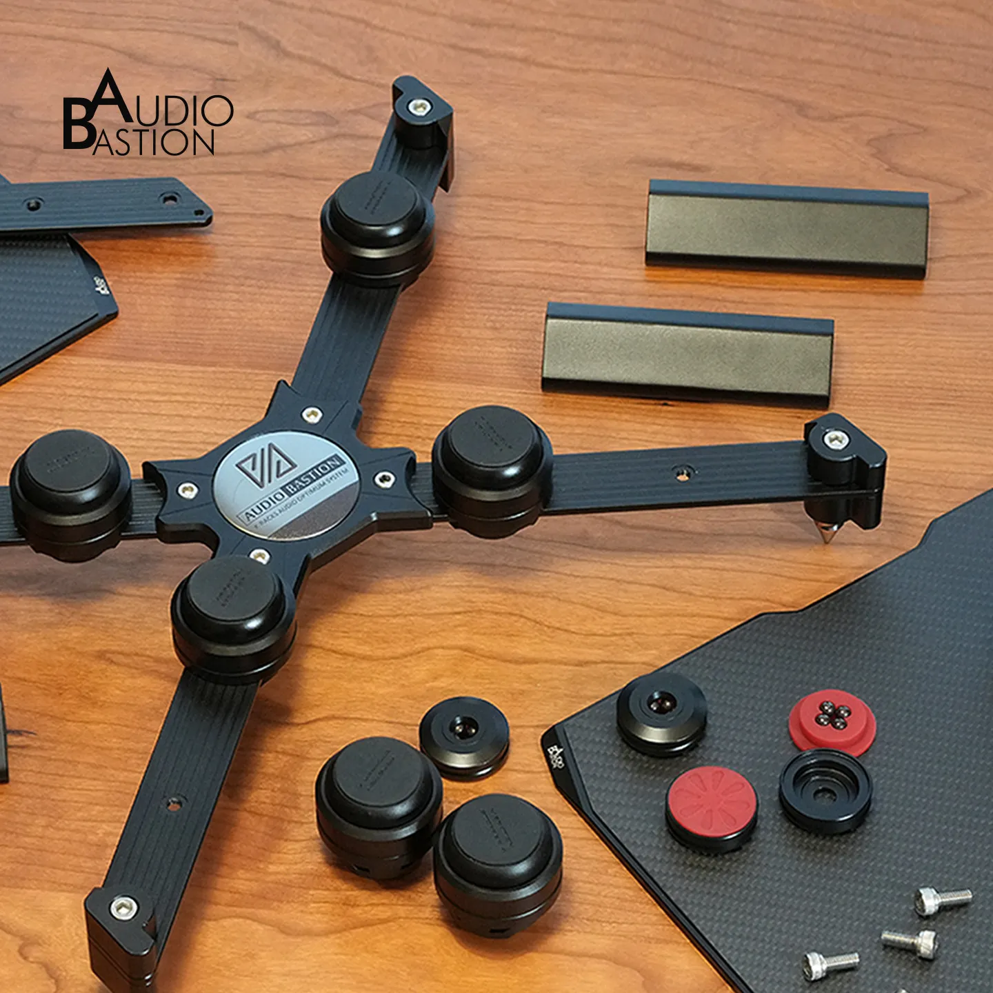 Desktop audio rack headphone amplifier Titan foot pad decoding headphone rack power amplifier shock absorption shock absorber