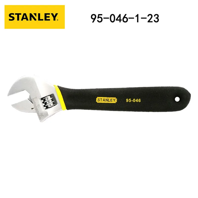 Stanley 95-046-1-23 Adjustable Spanner With Plastic Handle Adjustable Open End Wrench 6 inch