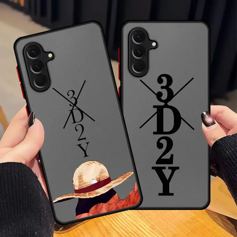 Casing Handphone Anime One Piece untuk Samsung Galaxy A35 A36 A25 A26 A54 A53 A52 A56 A73 A21s A34 A24 A22