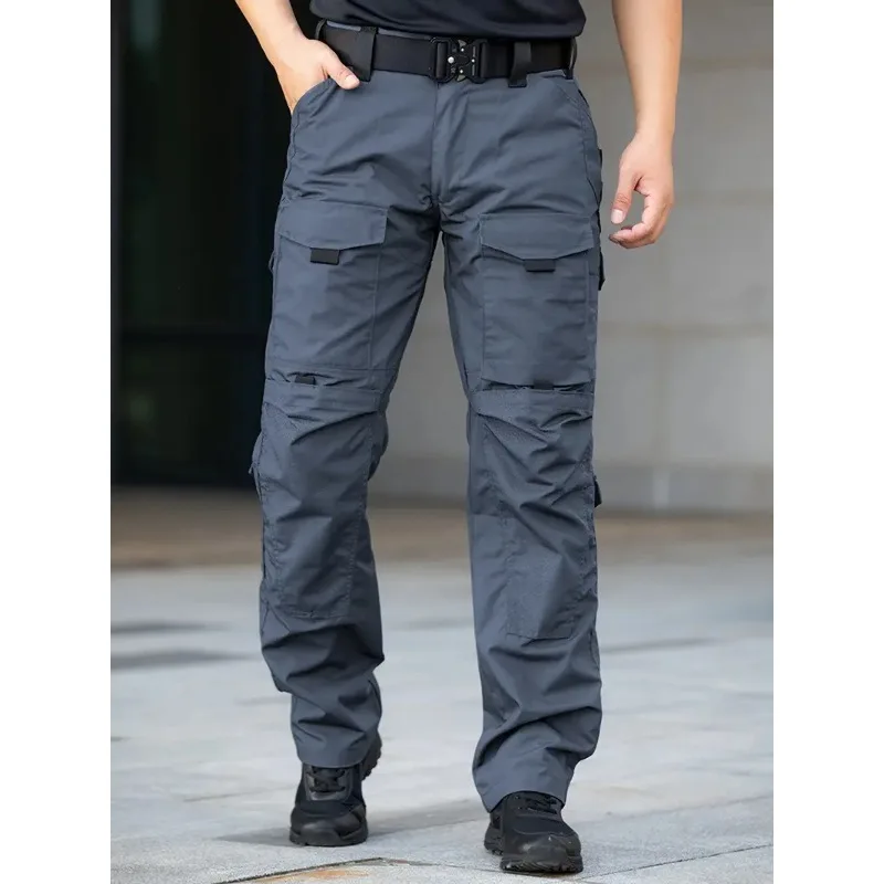 2026 New Outdoor Tactical Pants Men's Multi-Pockets Combat Training Pants Ripstop Breathable  Field Cargo Trousers Spring Autumn