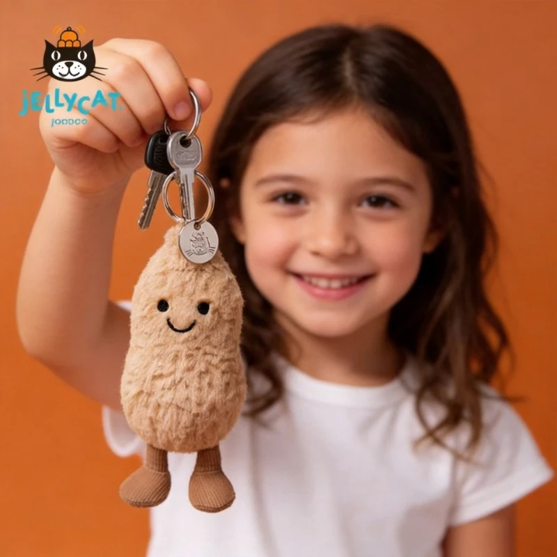 

Оригинальный брелок-подвеска Jellycat Amuseable Peanut (Великобритания), плюшевая игрушка-кукла, подарок для детей и взрослых
