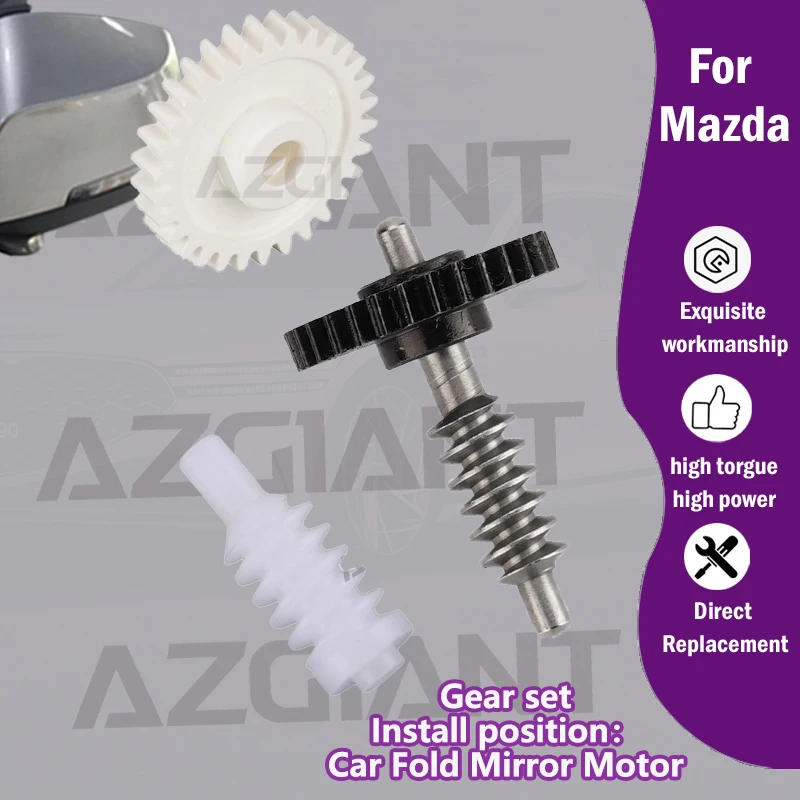AZGIANT For Mazda 6 GJ Atenza/CX-3 CX-4 MK1 Car Power Folding Side View Mirror Motors Inner 30 Teeth Gear Assemblies Replacement