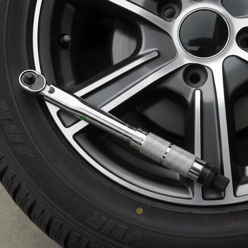 5-25N-m Preset Torque Wrench 1/4 Inch Adjustable Torque Tool Universal Handheld Ratchet Torque Wrench Mountain Bike