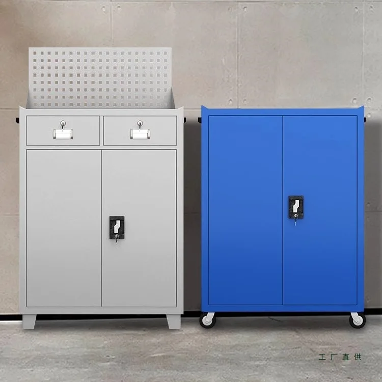 Tool cabinet Thickened heavy duty auto repair industrial grade hardware cabinet Iron cabinet Storage locker Toolbox
