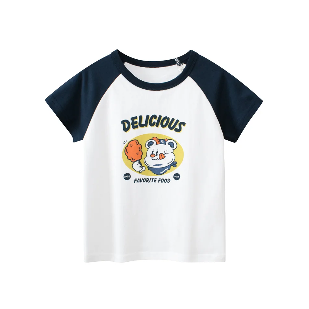 

1-9T Cotton Kid Tshirt Toddler Kid Baby Boy Girl Clothes Summer Casual Basic Tee Top Loose Infant T Shirt Outfit 2024 New