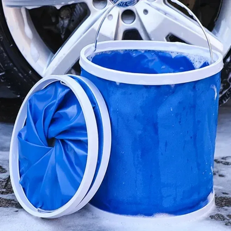 Multi-Function portátil Folding Bucket, Outdoor Balde Pesca, Car Wash, Ferramenta de Limpeza, Suprimentos, 1Pc