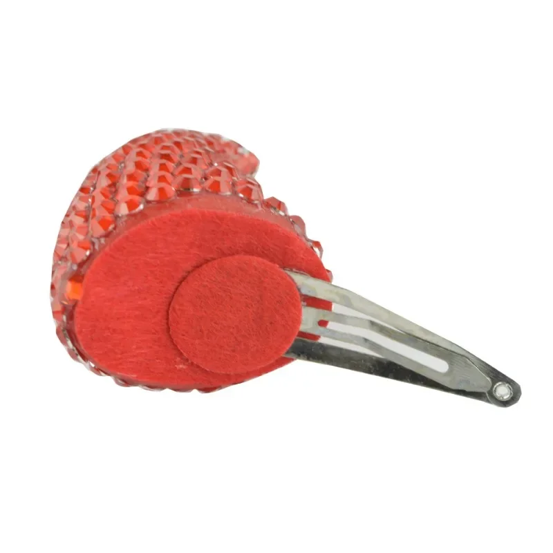 Originaliteit Demon Ox Hoorn Haarspeld Bal Volledige Jurk Accessoires Stage Performance Kleding Match Inlay Rode Diamant Hoofddeksels