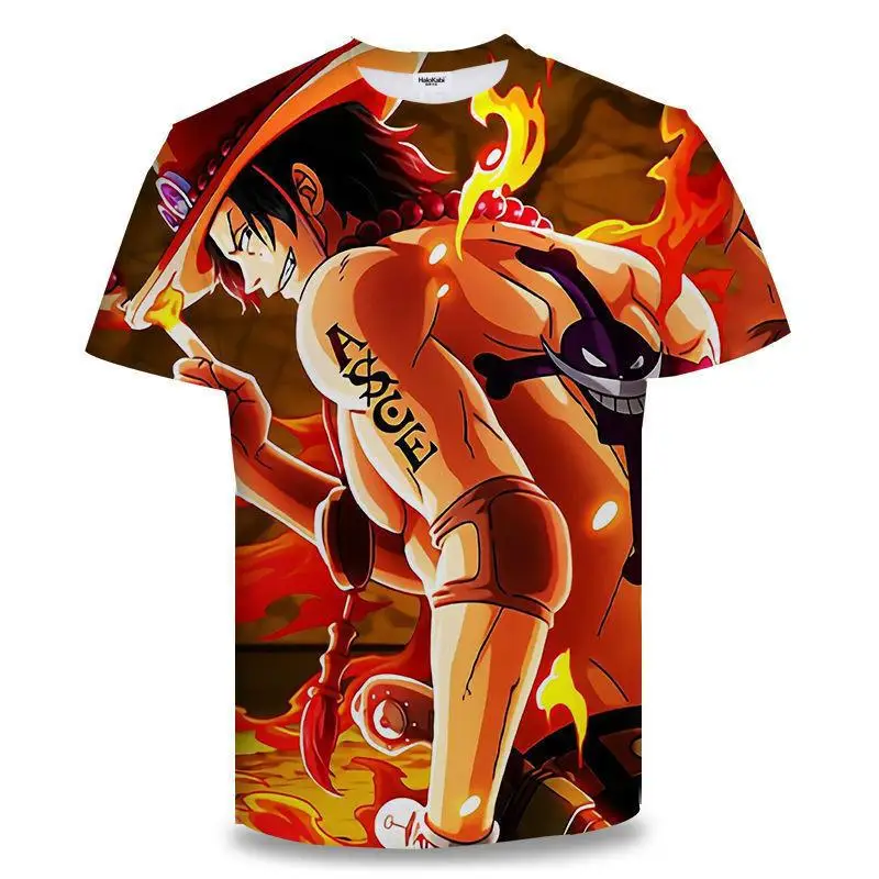 Roronoa Zoro Portgas D ZanMonkey D., 1 pièce T-shirt à manches courtes pour homme, Luffy, Tony, Chopper, Sanji, Anime Figure, Casual