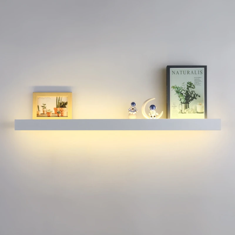 Imagem -06 - Lâmpada de Parede Longa Tira para Sala de Estar Shelving Lâmpada de Parede Cabeceira Quarto Proteção Ocular Master Line Background Iluminação Decor Fixture