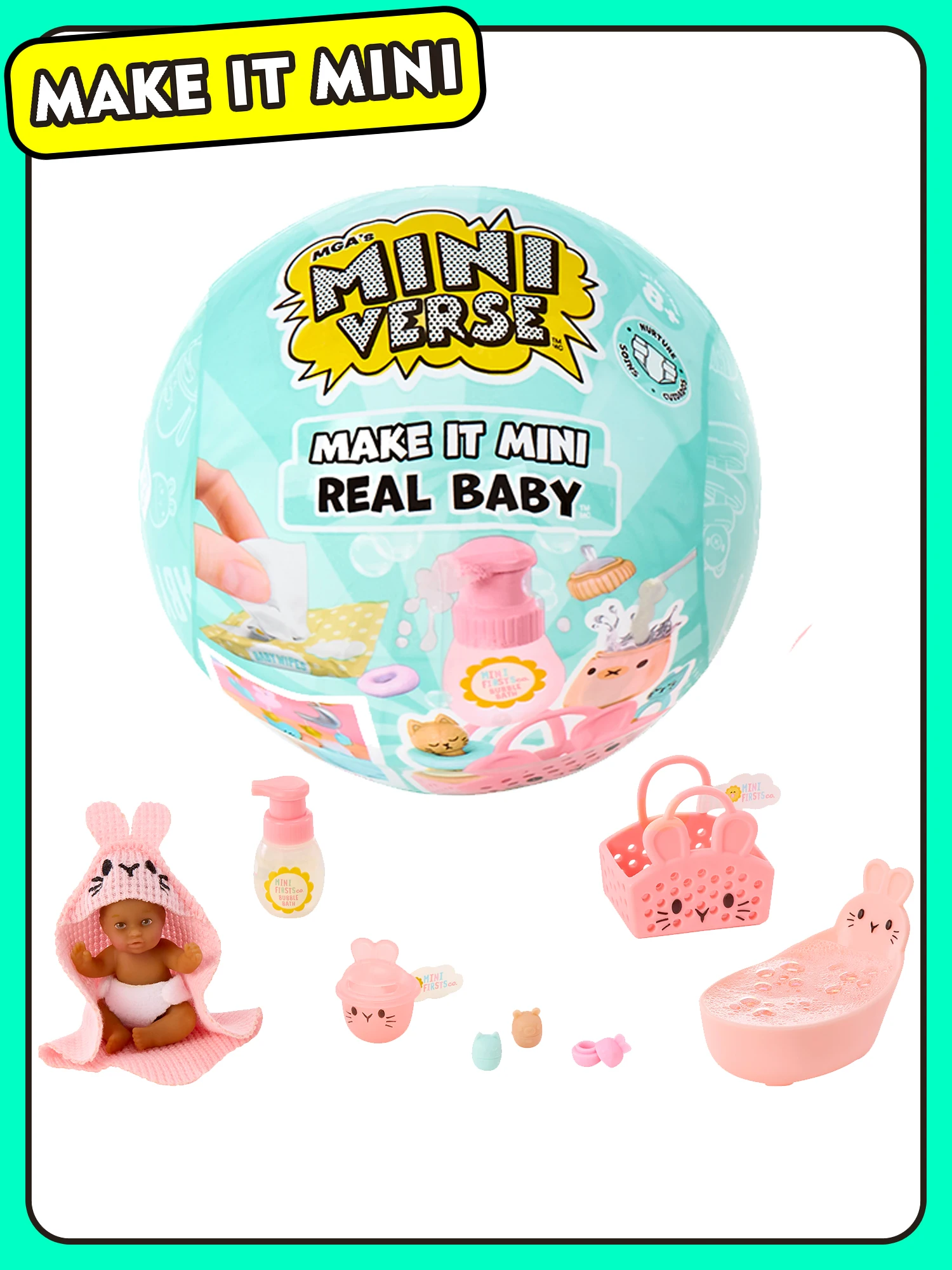 MINI VERSE REAL BABY Series Caring Mini DIY Toys