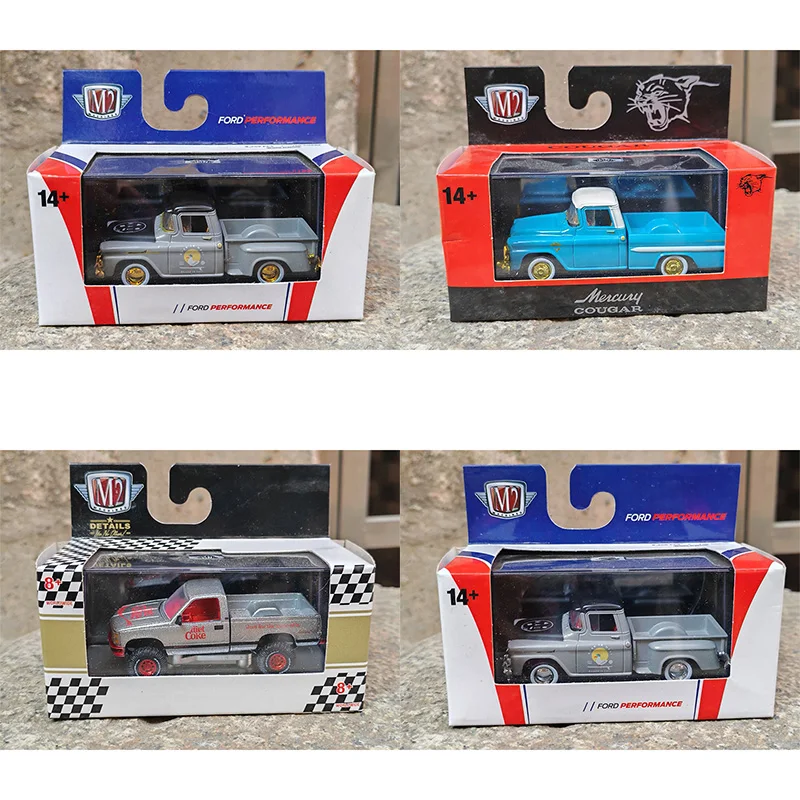 M2 1:64 Pickup Truck Series Alloy Die Casting Model Collect Ornaments