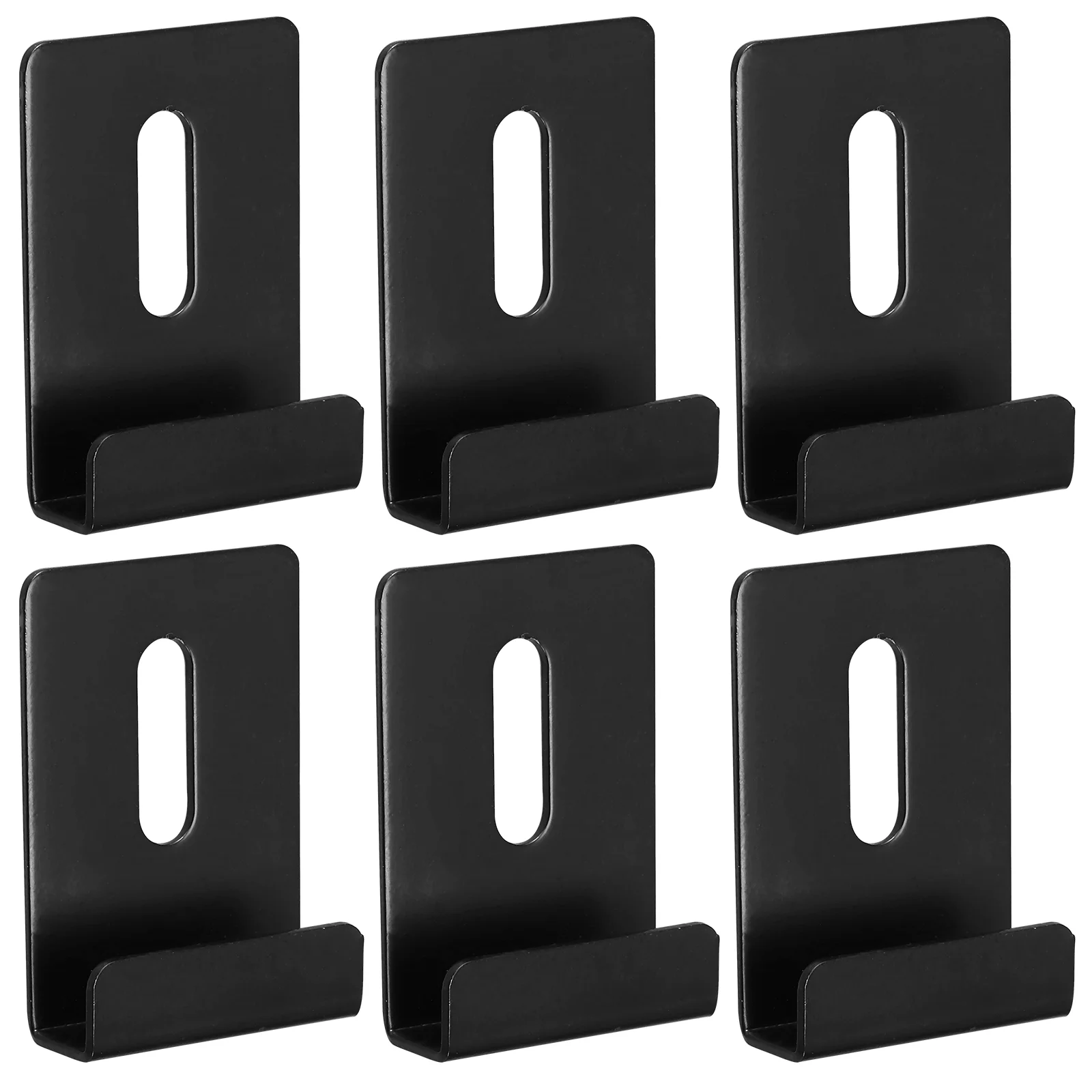 

6 Pcs Mirror Clip Clips Glass for Wall Mounting Heavy Duty Braces Holder Hanger Brackets Frameless