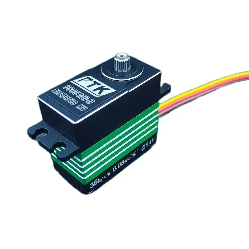 PTK 9835 MG-D 35kg servo metal gear HV brushless motor servo RC automotive, fixed wing, UAV standard high torque