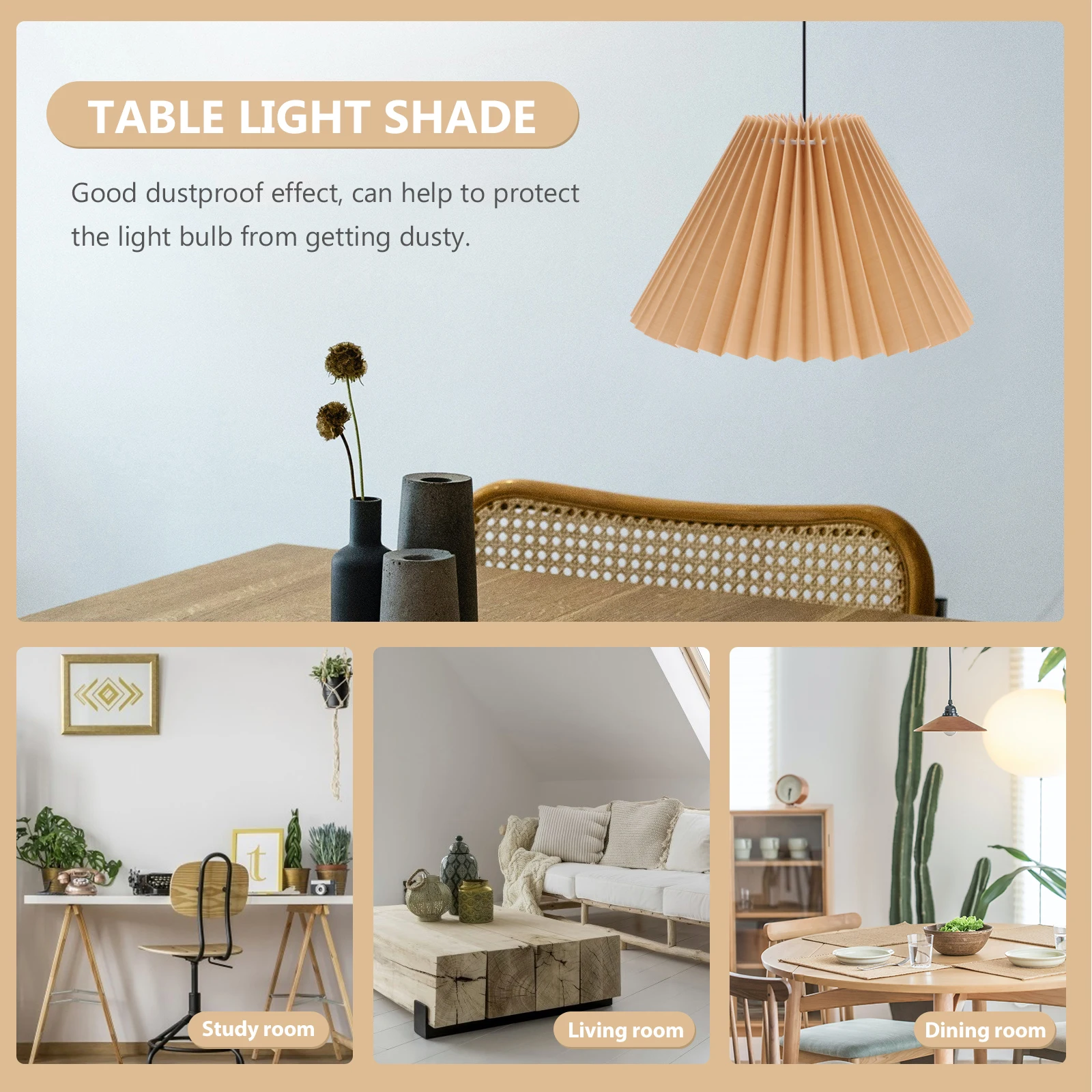 

Cloth Lampshade Barrel Lamp Shade E27 Base Dustproof Table Lamp Cover For Home Hotel Bedroom Study Decor Lighting