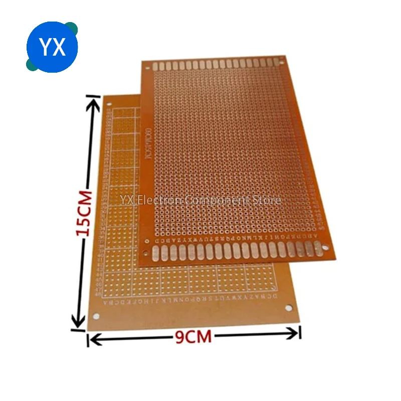 5Pcs 9X15 9*15Cm Diy Prototype Board Lassen Prototype Pcb Printplaat Voor Elektronische Project experiment