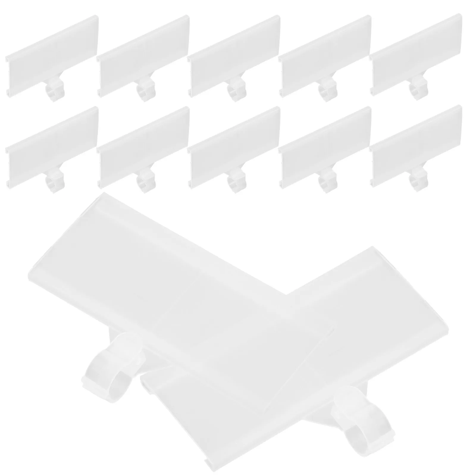 20Pcs Price Label Holder Wire Rack Clips for Basket Labels Shelf Tags Retail Store Merchandise Price Display Label Holder