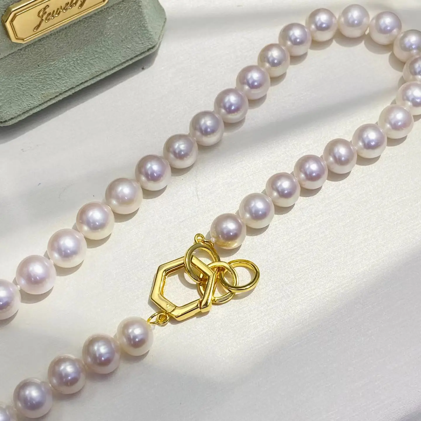 Wholesale DIY S925 Sterling Silver Clasp Necklace Bracelet Clasp Hook Accessories for 7-10mm Pearls 5pcs/lot