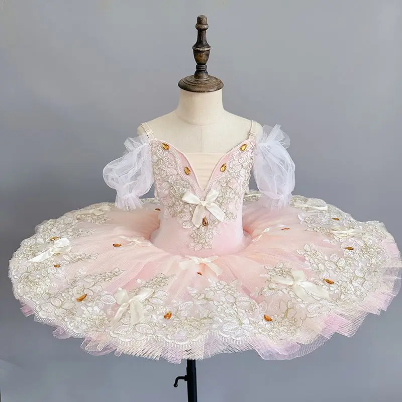 Classic Professional Ballet Tutu Girls Women Platter Pancake Tutu Ballerina Party Dress Adult Child Kids Ballet Dance Costume