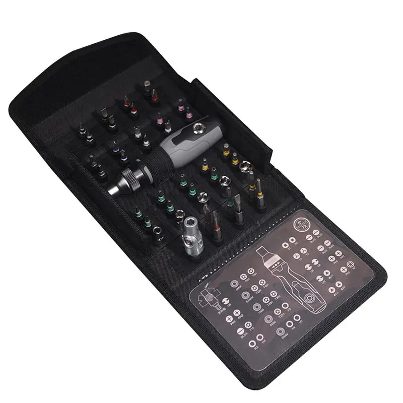 A78I Precision Screwdriver Kit, 41 in 1 Screwdriver Set, for Mobile Phone, Smartphone, Game Console with Portable Storage Bag