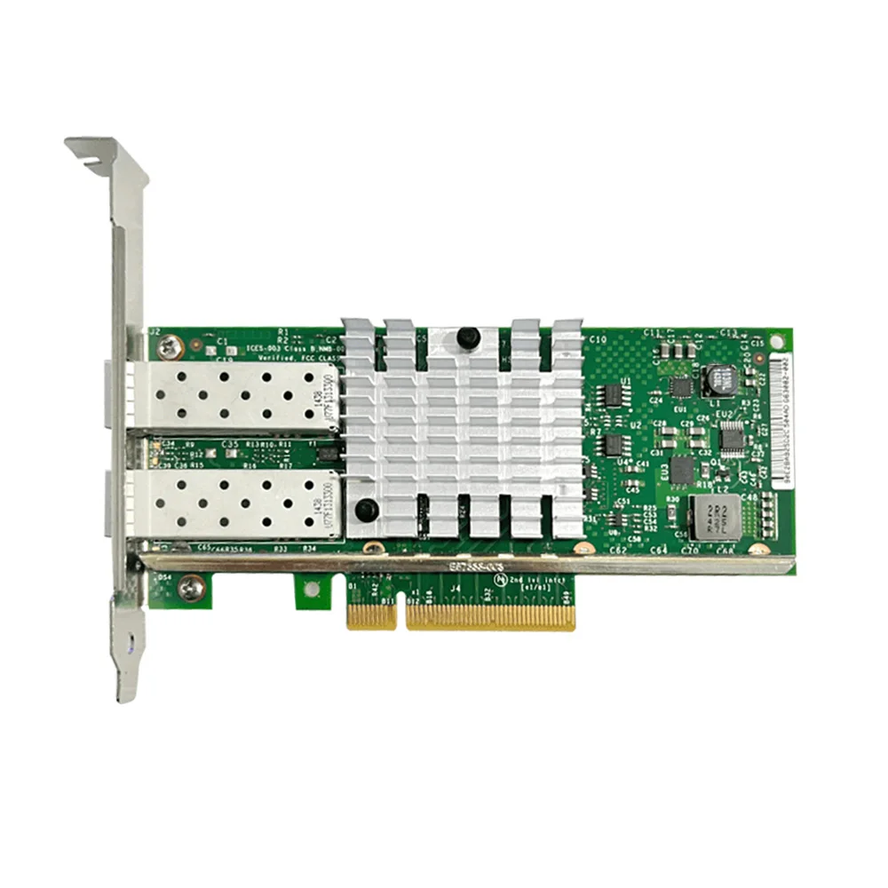 Original X520SR2 for Desktop Server Workstation Network Card 82599 ES 10-Gigabit Ethernet Controller PCI-E 3.0 X8 X16 X520-DA2