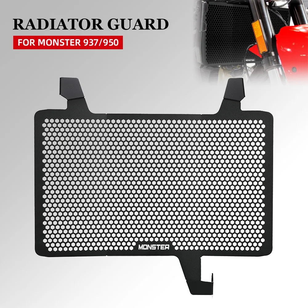 

Motorcycle Radiator Guard Grille Cover Aluminium For Ducati Monster 937 / 950 2021-2022-2023-2024 Protection