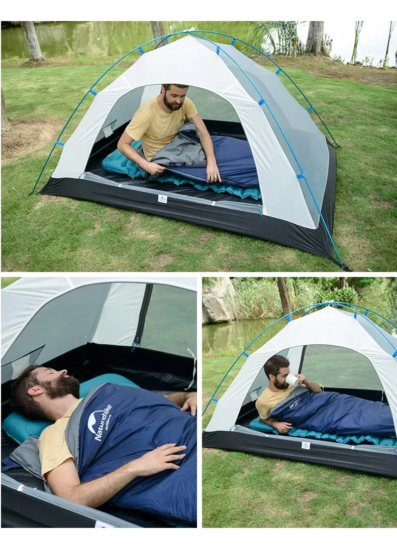 Naturehike LW180 Schlafsack Ultraleicht 3 Jahreszeiten Frühling Sommer Schlafsack für Outdoor Wandern Camping – Detail 14