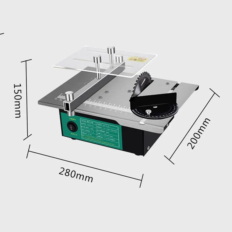 Multifunctional Miniature Mini Table Saw Diy Model Precision Chainsaw Text Play Small Table Saw Small Cutting Machine