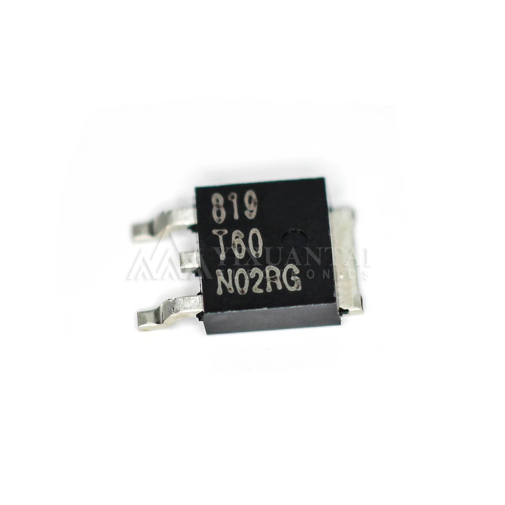 10PCS Original  NTD60N02RT4G  NTD60N02RT  NTD60N02R  NTD60N02  Marking:T60N02RG T60N02R  MOSFET N-CH 25V 8.5A/32A DPAK  TO252