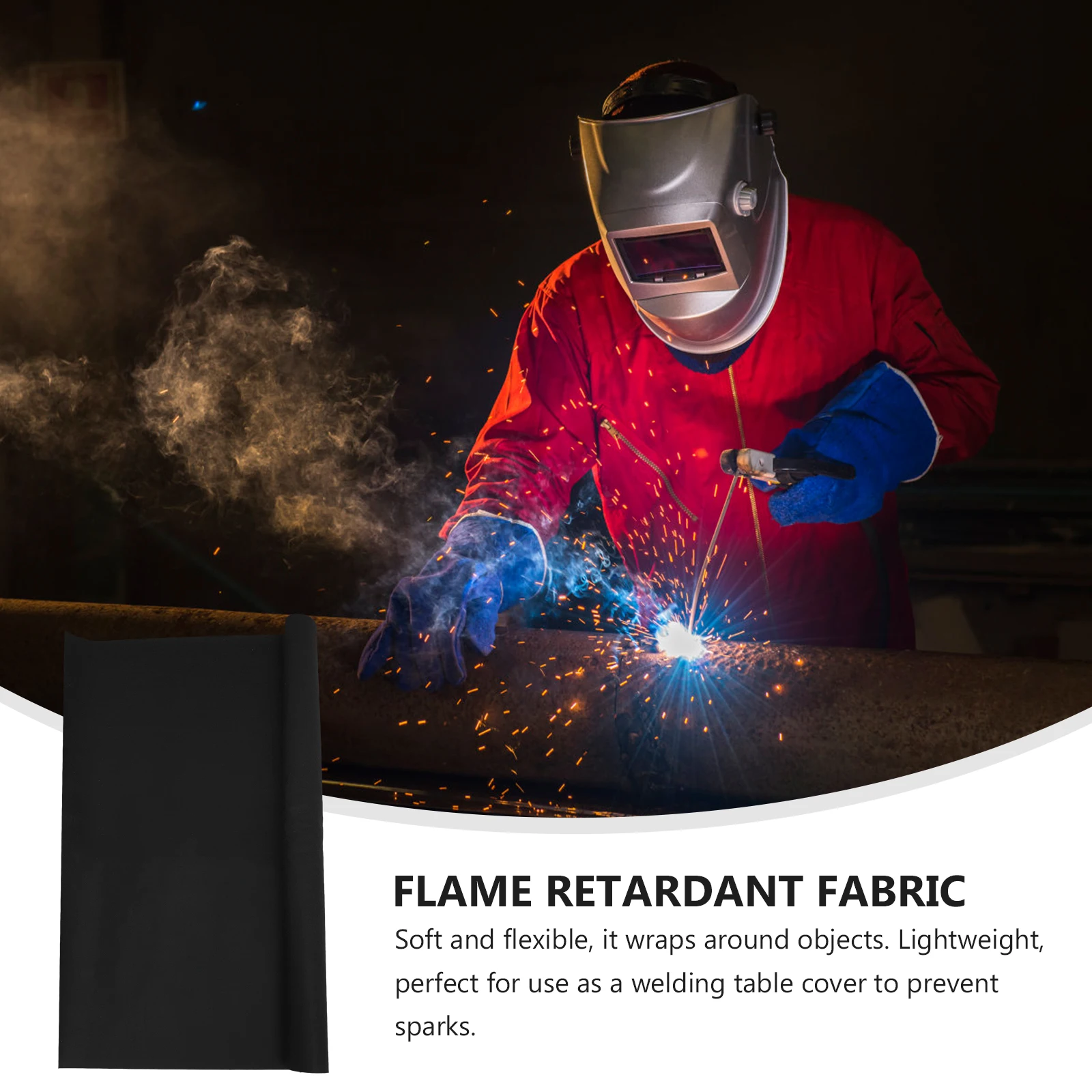 Tela de fieltro ignífuga, Material resistente al calor para soldadores, manta de soldadura, resistente al fuego