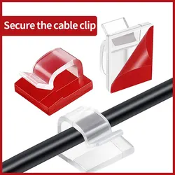 Self Adhesive 3 M Adhesive Auto Wiring Clamp Network Cable And Wire Free Clamping