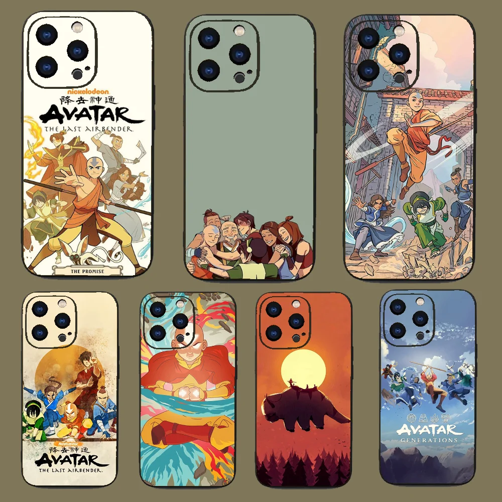 Avatar The Last Airbender Phone Case For Iphone 15 11 13 14 Pro Max 7 8 Plus X Xr Xs Max Se2020 12mini Cover Case