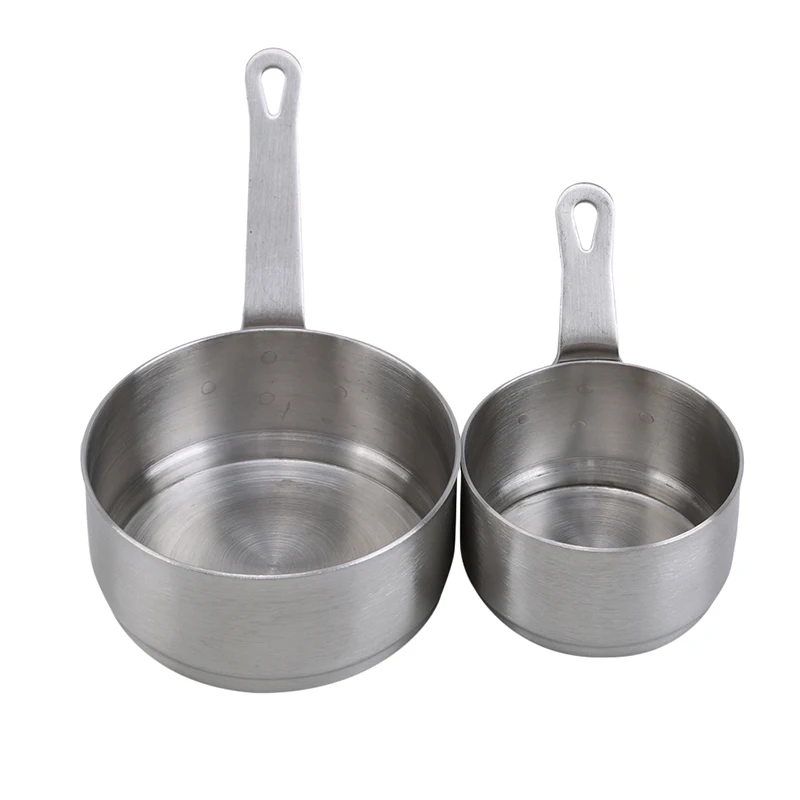 Mini Milk Pan Non-Stick Stainless Steel Saucepan Cheese Pot Chocolate Melted Heating Pot Kitchen Cookware Silver 50ml 100ml