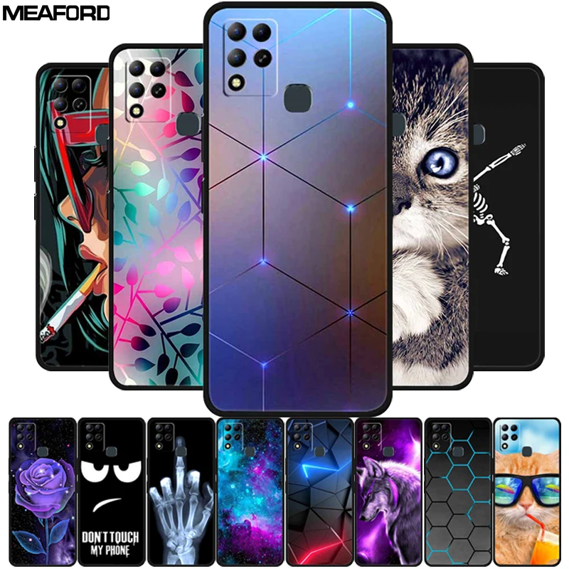 For Infinix Hot 11 G37 Cases Fashion Soft Silicone Back Cases For Infinix Hot 11 G37 X689F Phone Covers for Hot11 G37 Etui 6.82