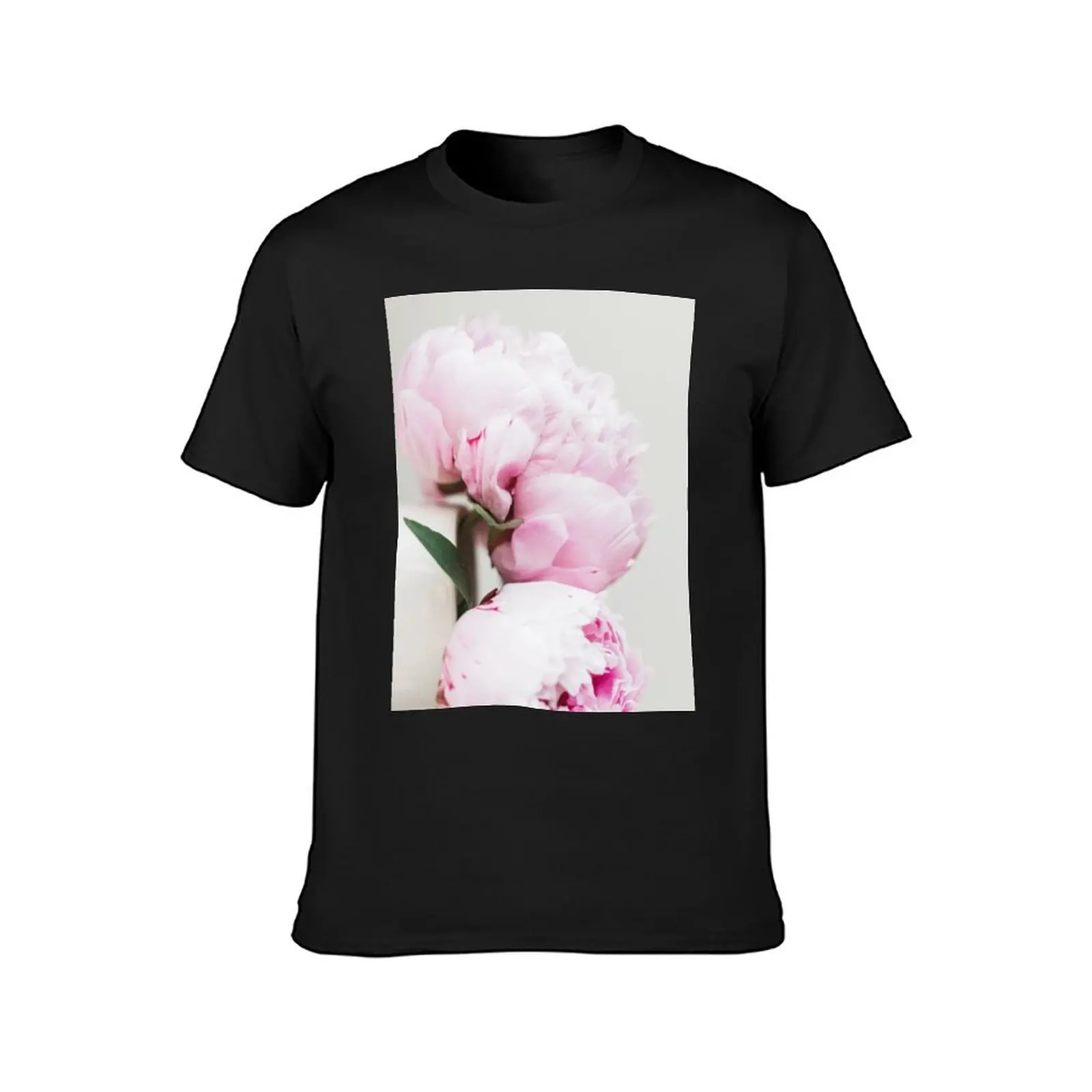 Flowers print, Scandinavian, Peony, Fashion print, Scandinavian art, Modern art, Wall art, Print, Minimalistic, Modern T-Shirt