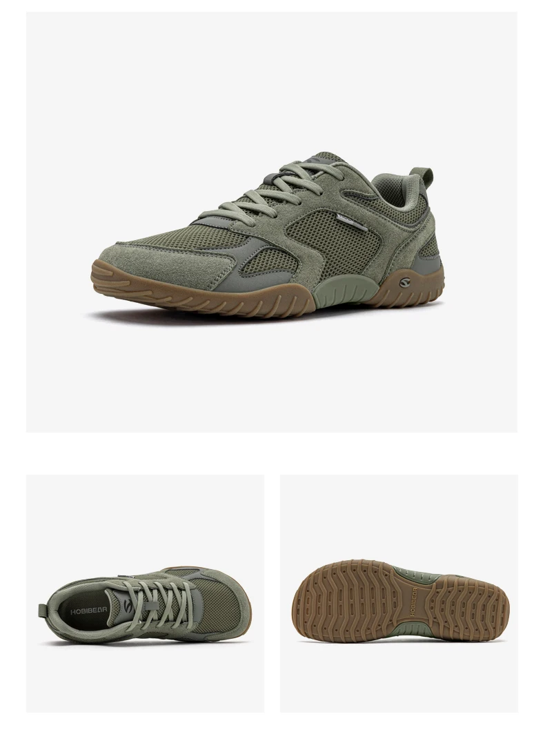 HOBIBEAR Barfußschuhe mit breiter Passform für Damen und Herren, minimalistische Zero-Drop-Sneaker, atmungsaktiv, rutschfest, leichte Wanderschuhe – Detail 21