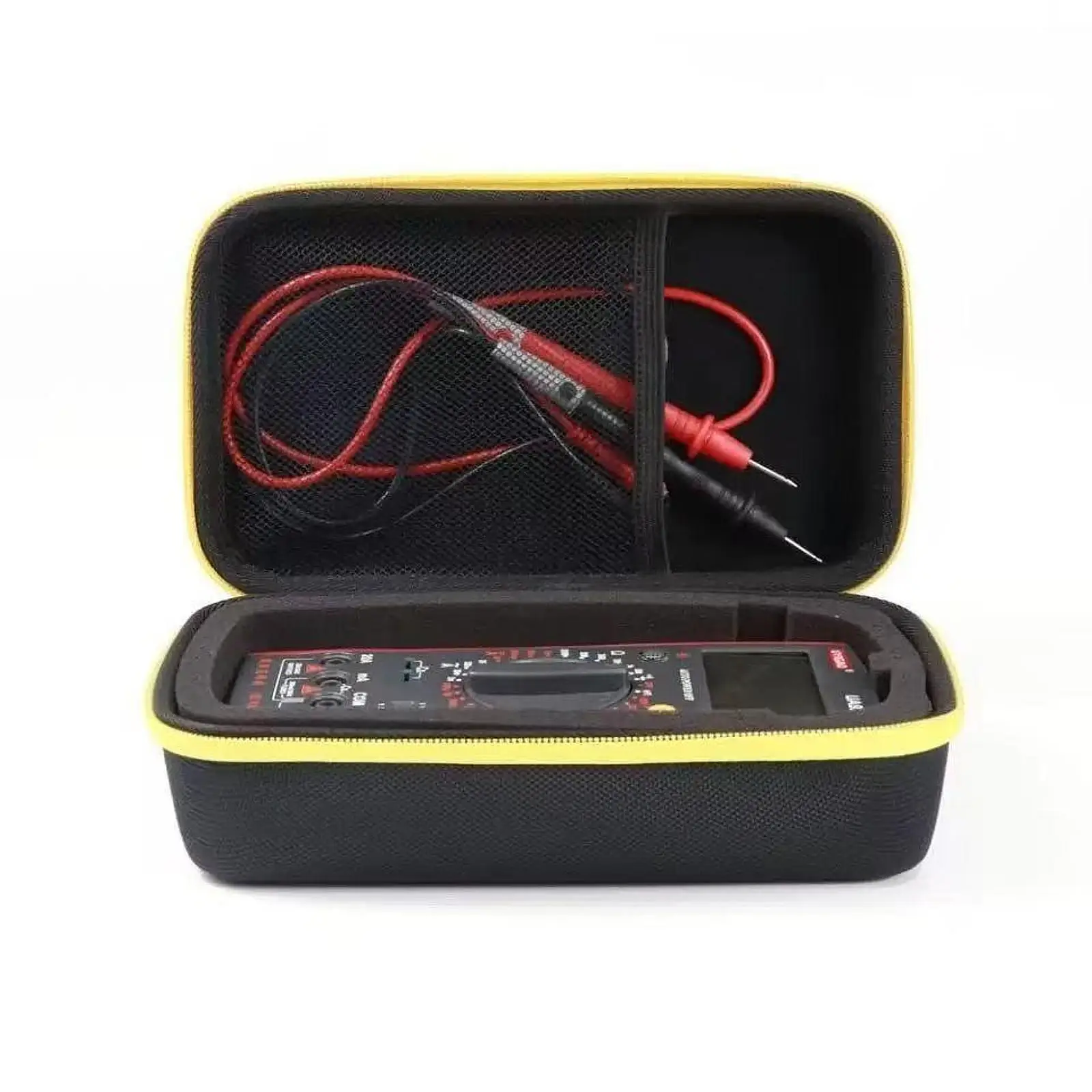 

Multimeter Bag Lightweight Zipper Tool Carry Case Dustproof Storage Box for Handheld Meter Travel and Organization