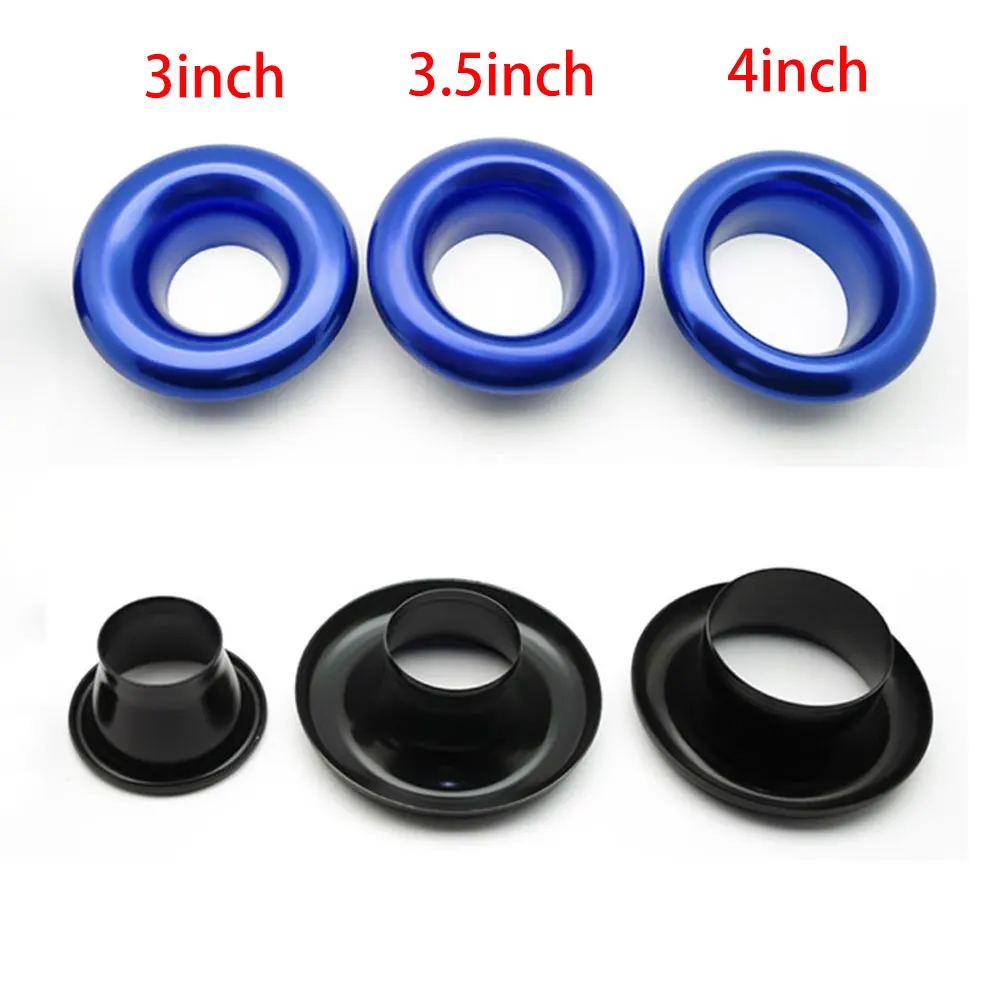 4 Inch Universal Short Bellmouth Velocity Stack Air Intake Turbo Horn Funnel Cover For Car Truck Performance Parts