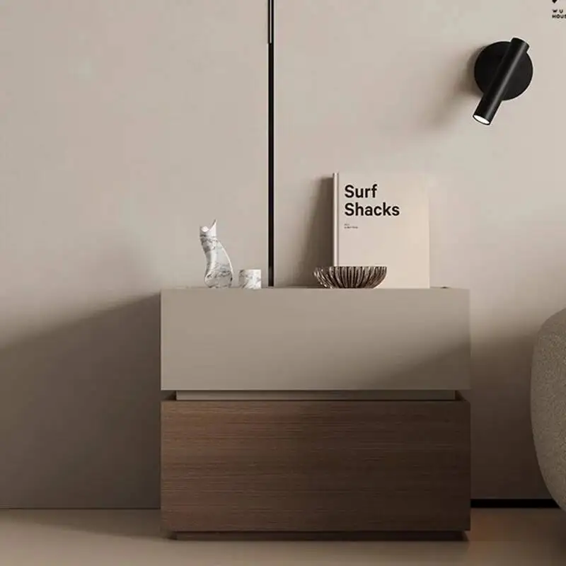 

Bedside Cute Bedroom Mini Narrow Headboard Table Room Cabinet Storage Desk Side Drawer Designer Storage Dresser Nordic Locker