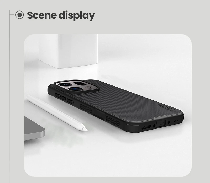 Custodia COQUE Super Frosted Shield Per Oppo Find X9 Pro – Magnetica Invisibile, Antiscivolo E Anti-impronta, Nero - 4