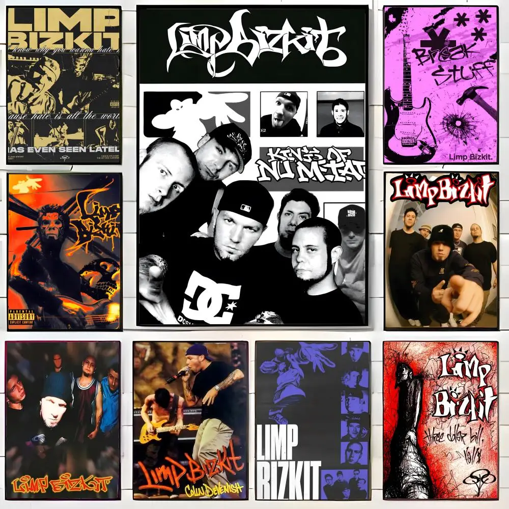 Nu-metal Band Limp Bizkit Poster Wall Art Print Decorative Mural Home Decor Gift Unframed