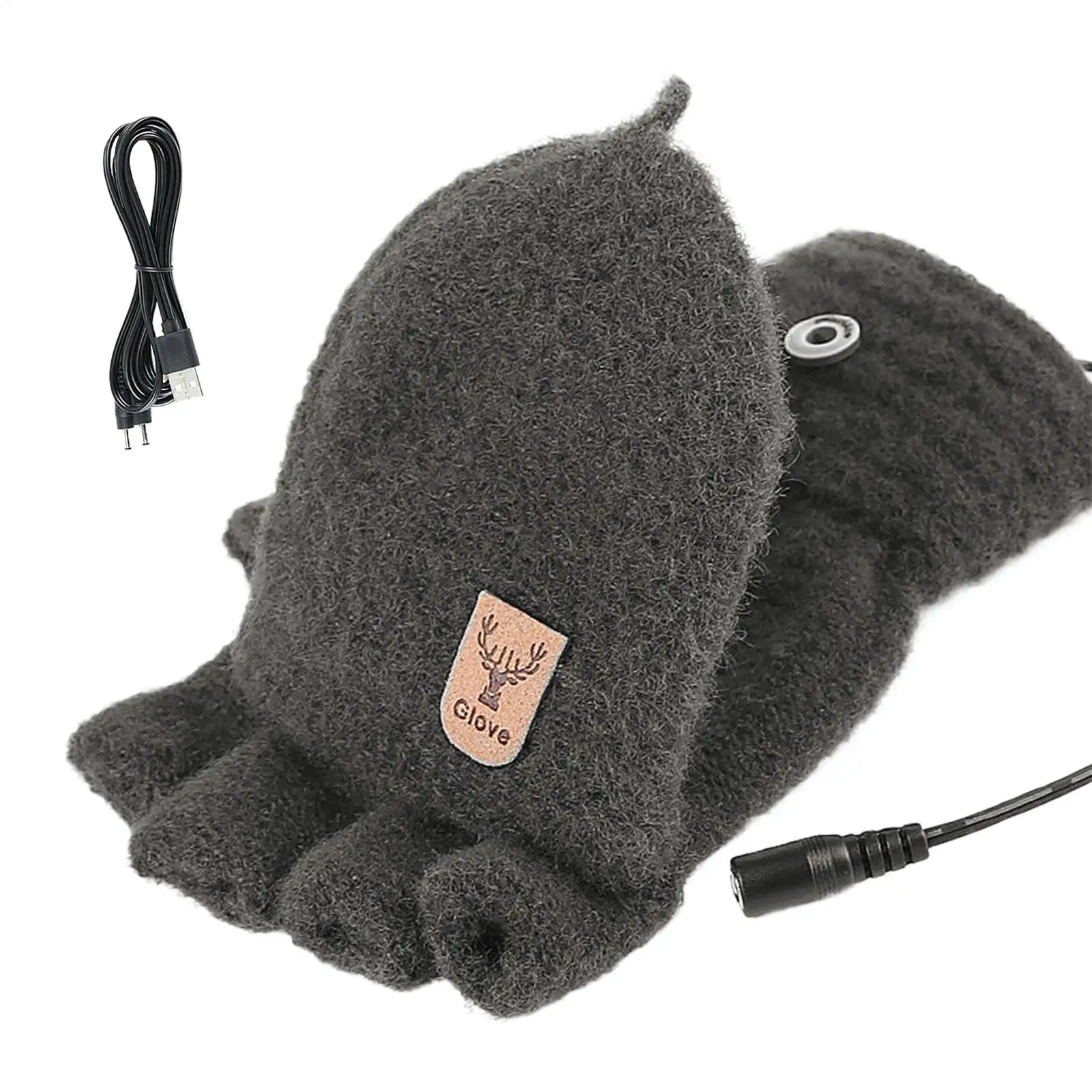 

Heated Hunting Gloves Warming Gloves For Motorcycle 5V Warm Mittens USB Heated For Winter Work Gardening Dorm Hiking Motorcycle