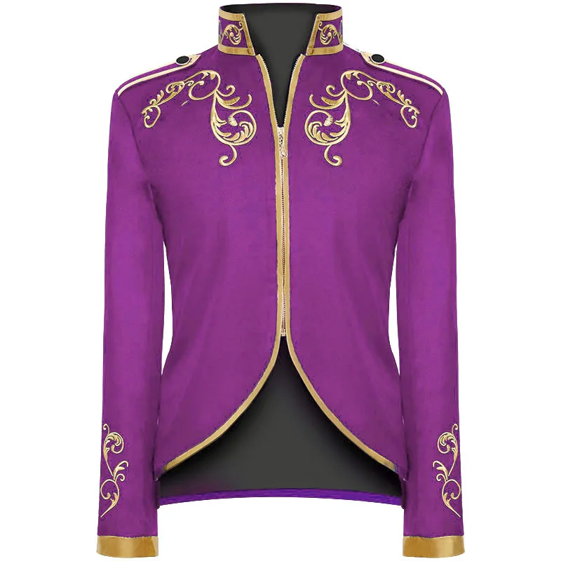 เสื้อแจ็คเก็ตแฟชั่นผู้ชายสไตล์ยุโรปและอเมริกา, ชุดสูทปักลายทองแบบราชสำนัก, เสื้อแจ็คเก็ตสำหรับการแสดงบนเวทีและรันเวย์