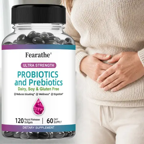 Probiotics and Prebiotics - Relieve Constipation, Promotes Nutrient Digestion and Gut Health for Adult Men & Women