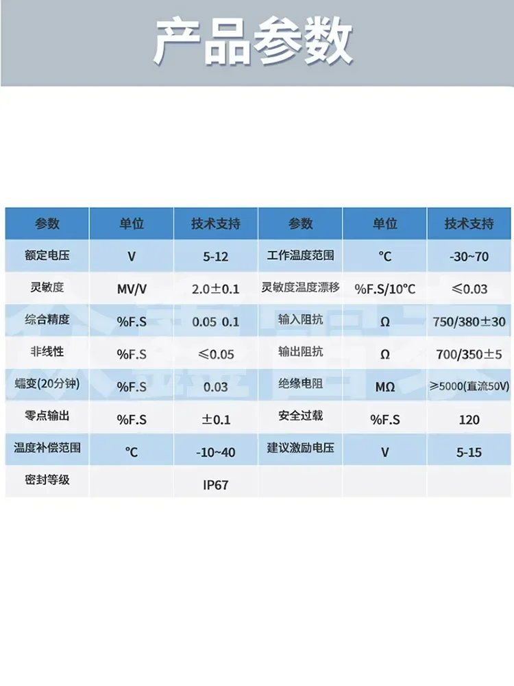 High Precision Spoke Weighing Sensor Pull Pressure Gravity Sensor Load Measurement Force Sensor Module AVIC Plaza