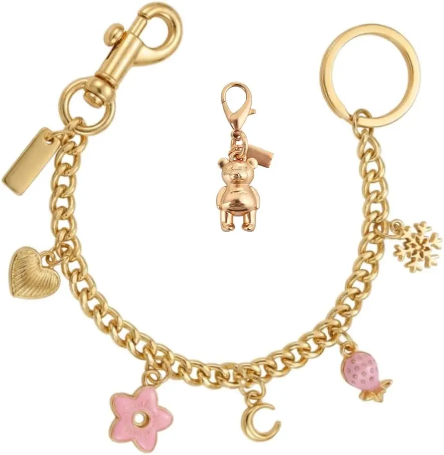 

Cherry Bag Charm Chain Trendy Purse Accessory for Women