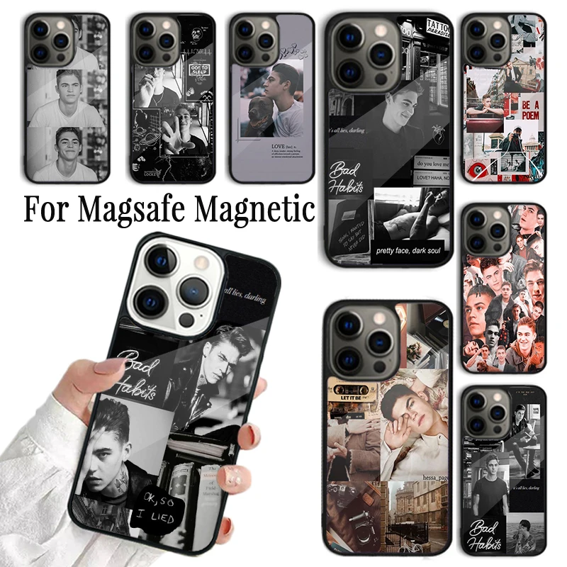 Phone Case For iPhone 16 15 14 13 12 Mini 11 Pro Max Plus Magsafe Magnetic Wireless Charging Cover Hero fiennes tiffin is mine