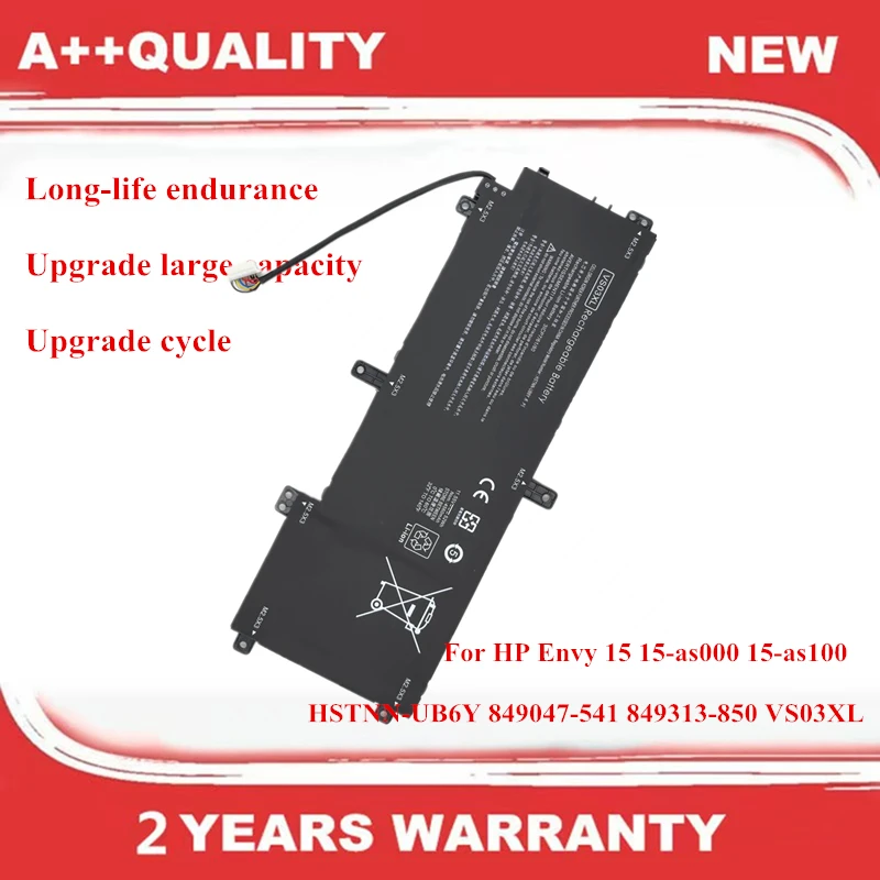 

VS03XL Laptop Battery for HP Envy 15 15-as000 15-as100 HSTNN-UB6Y 849047-541 849313-850