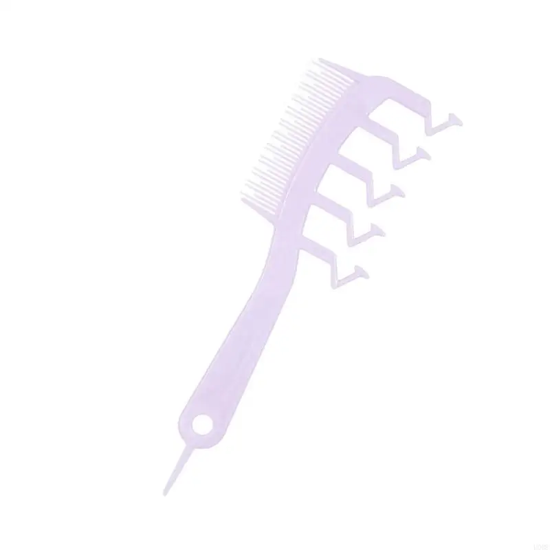 u0de 헤어 데우 팅 빗 분리 빗 빗 콤 콤 헤어 스타일링 콤 형상 넓은 치아 빗 머리카락 퍼지 빗 여자를위한