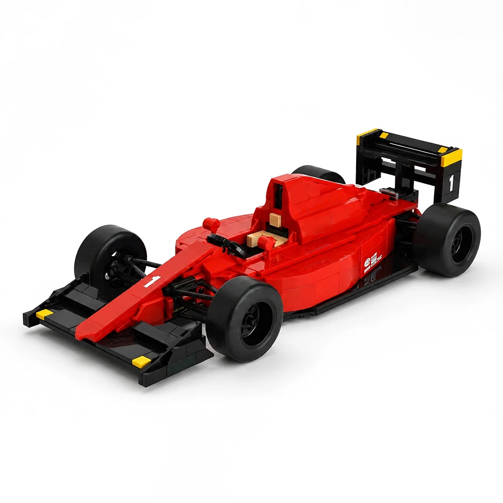 

742PCS MOC Speed ​​Series 1990 Season 641/2 Racing Car Model Building Blocks DIY Modular Assembly Children's Toy Boy Gift Set