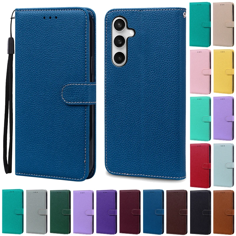 

Hot A17 Case For Samsung Galaxy A17 Case Wallet Leather Flip Cover For Samsung A17 5G Case A175F A176B 4G Phone Cover Coque Fund